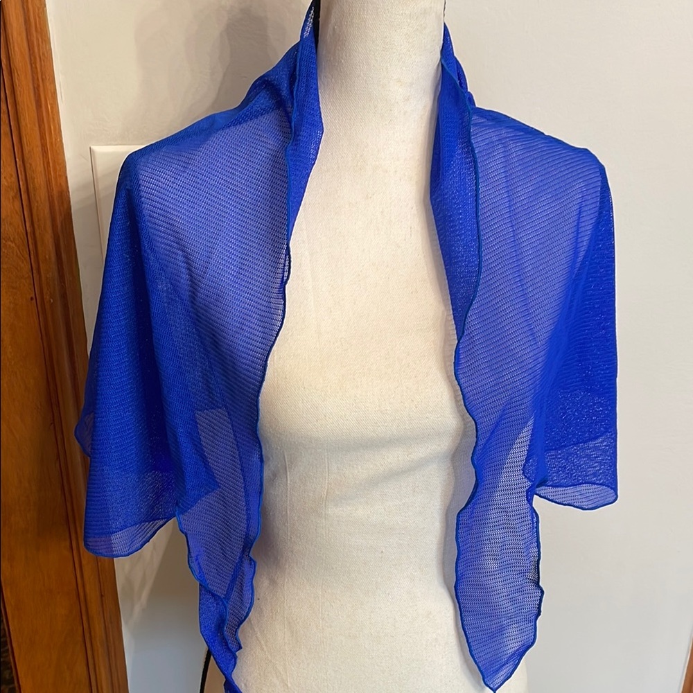 Le Cove Blue Scarf Wrap